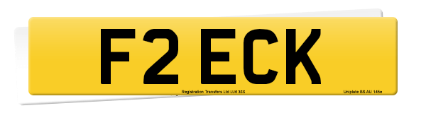 Registration number F2 ECK